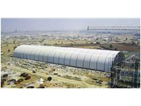 坦桑尼亞波特蘭石灰石庫桶殼網架